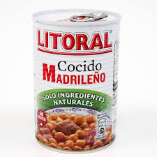 Cocido Madrileño (chickpeas with chorizo) - Litoral